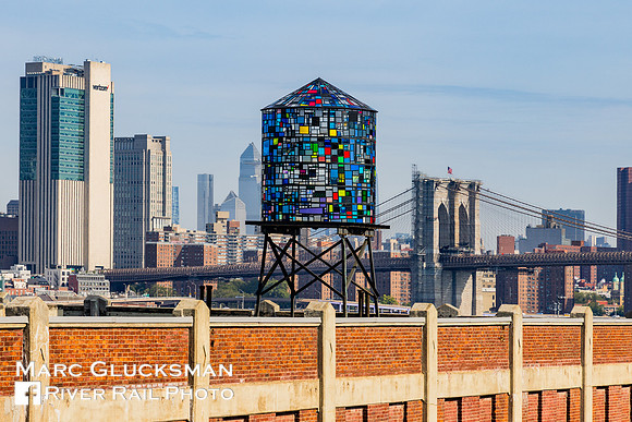 Tom Fruin's Watertower, Brooklyn, New York