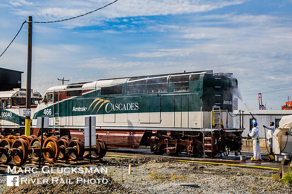 Amtrak Cascades, AMTK 466, Seattle, Washington