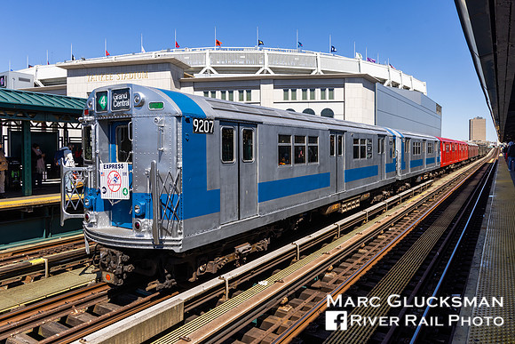 MTA NYCT Subway Transit Museum 9207, Yankee Stadium, Bronx, New York