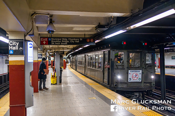 MTA NYCT Subway Transit Museum IRT Lo-Vs, City Hall, New York, New York