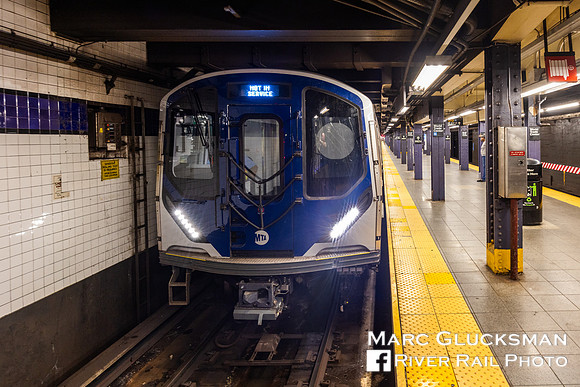 MTA NYCT Subway R211A 3839, World Trade Center, New York, New York