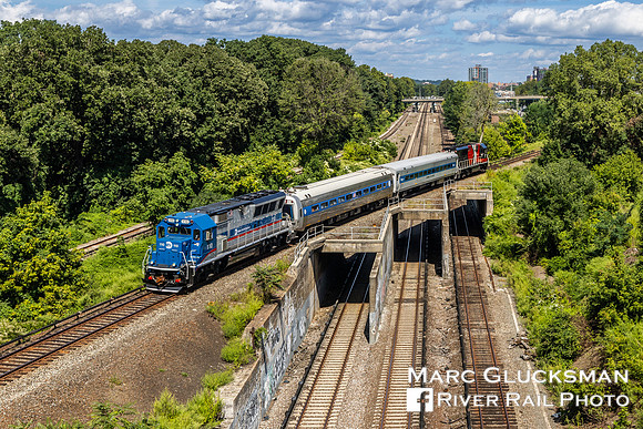 MTA Metro-North Railroad, FRA Geometry Inspection Train, Woodlawn Flyover, Bronx, New York