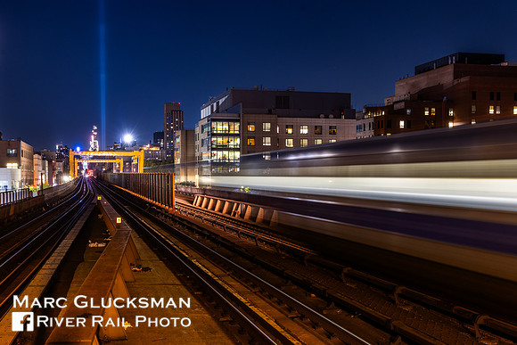 MTA Metro-North Railroad, 911 Tribute In Light, Harlem-125 Street Station, New York, New York