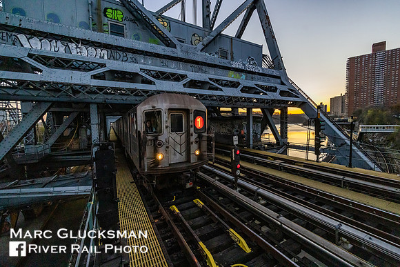 MTA NYCT 2301, Broadway Lift Bridge, Marble Hill, New York, New York