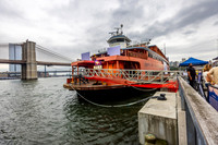 Former Staten Island Ferry  MV John F Kennedy, Pier 17, New York, New York