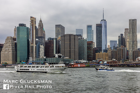 Former Staten Island Ferry  MV John F Kennedy, Pier 17, New York, New York