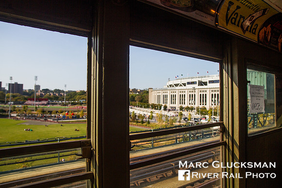 MTA NYCT Subway/NYTM, Baseball Nostalgia Special, Lo-V, Yankee Stadium, Bronx, New York