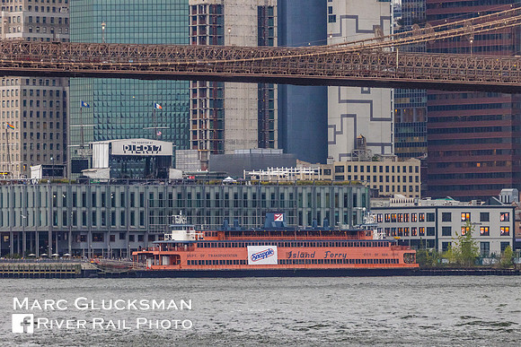 Former Staten Island Ferry  MV John F Kennedy, Pier 17, New York, New York