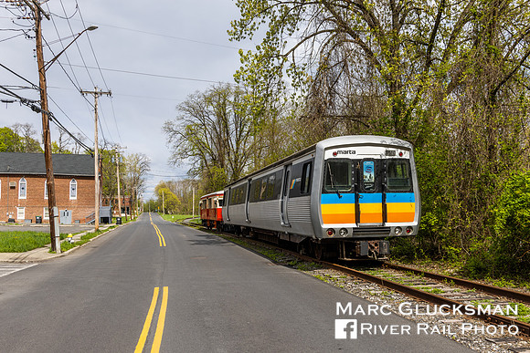 MARTA Car 510 Delivery to Trolley Museum Of New York, Kingston, New York