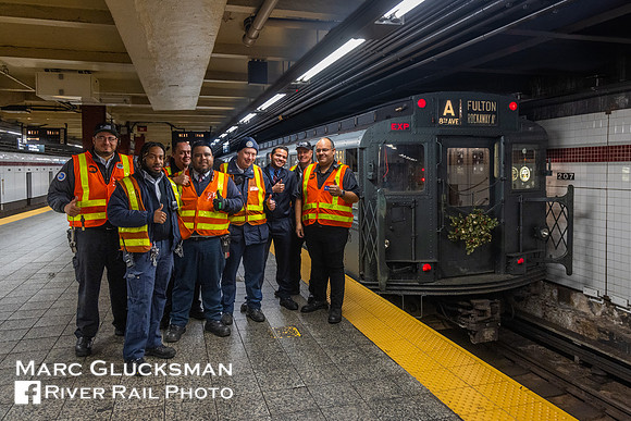 New York Transit Museum 2024 Holiday Nostalgia Train, 207 Street