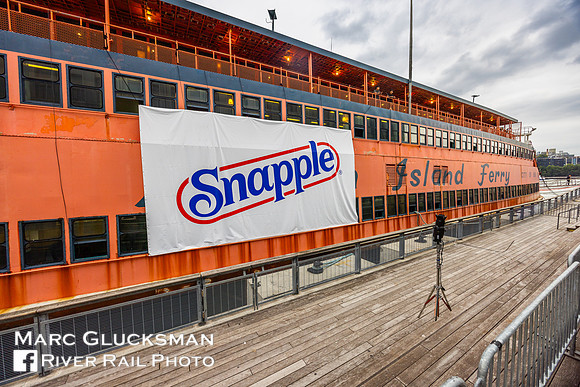 Former Staten Island Ferry  MV John F Kennedy, Pier 17, New York, New York