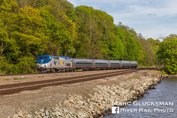 Amtrak 237, AMTK 46 (50th Anniversary), Oscawana Island Nature Preserve, Crugers, New York