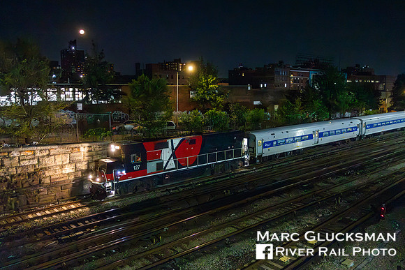 MTA Metro-North Railroad, Geometry Train, MNCW 127, Mott Haven, Bronx, New York
