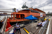 Former Staten Island Ferry  MV John F Kennedy, Pier 17, New York, New York