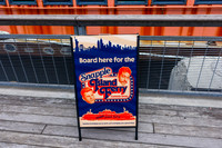 Former Staten Island Ferry  MV John F Kennedy, Pier 17, New York, New York