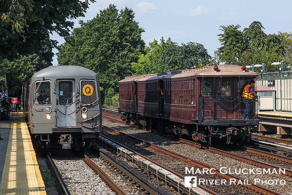 NYCT 5020 and 1404, Neck Road, Brooklyn, New York