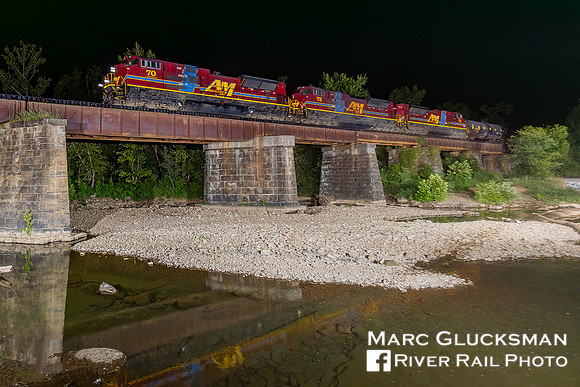 Arkansas & Missouri, A&M Fort Smith Turn, AM 72, Frog Bayou, Rudy, Oklahoma
