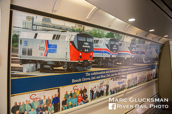 Amtrak 40th Anniversary Exhibit Train