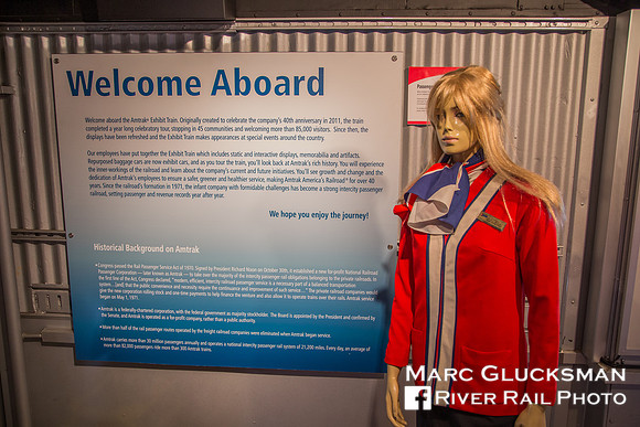 Amtrak 40th Anniversary Exhibit Train
