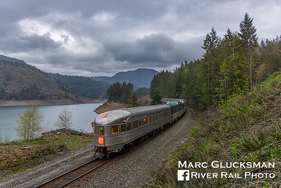 Webb Rail at Lookout Point Lake, Lowell, Oregon