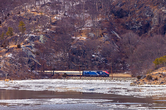 Amtrak 290 (Ethan Allen Express) AMTK 125, Town Of Cortlandt, New York