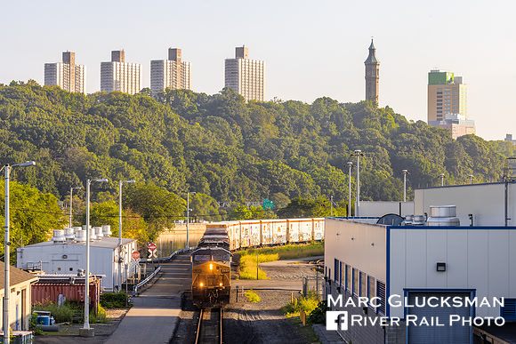CSX M701, CSXT 484, High Bridge, Bronx, New York