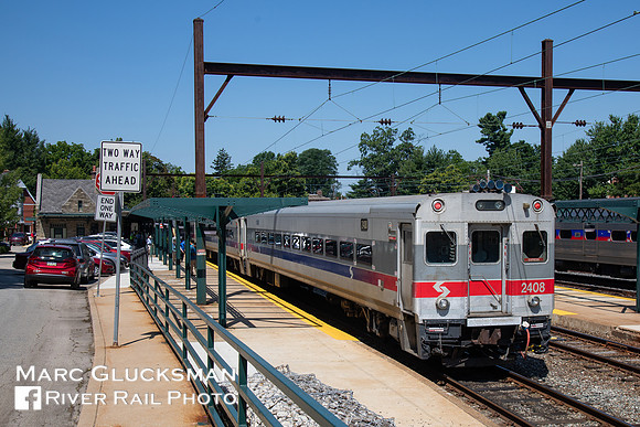 SPAX 901/2408, Inaugural ACS-64 Day, Chestnut Hill East Station, Chestnut Hill, Pennsylvania