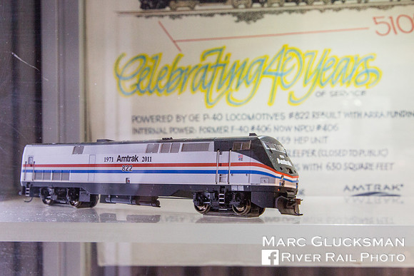 Amtrak 40th Anniversary Exhibit Train