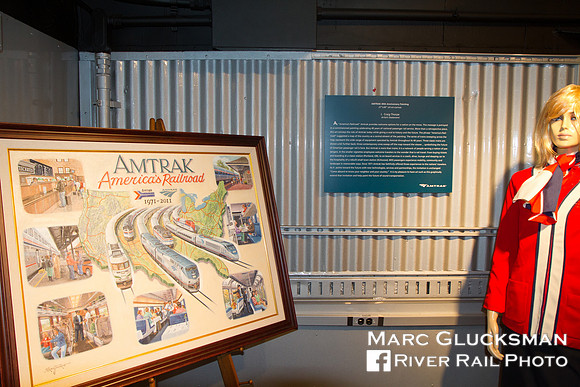 Amtrak 40th Anniversary Exhibit Train