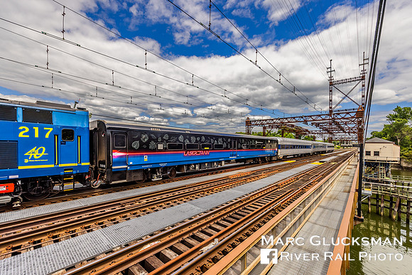 Metro-North Railroad/MNR OCS, MNCW 5010 Laser Train, SAGA, Westport, Connecticut