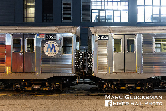 NYNJ Rail, with NYCT R-32s, Brooklyn, New York