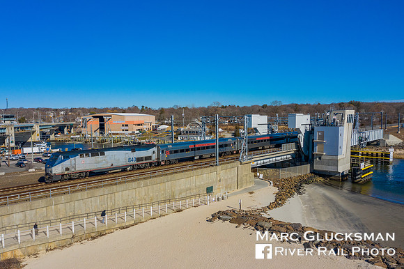 CDOT Shore Line East, Niantic Beach, Connecticut