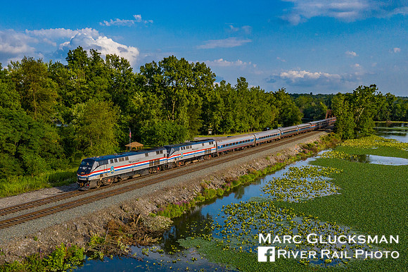 Amtrak Lake Shore Limited, Stockport, New York