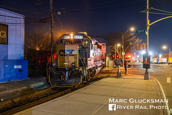 CSX L017, CSXT 6227, Lafayette Avenue, Bronx, New York