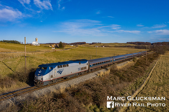 Amtrak Cardinal, Swoope, Virginia