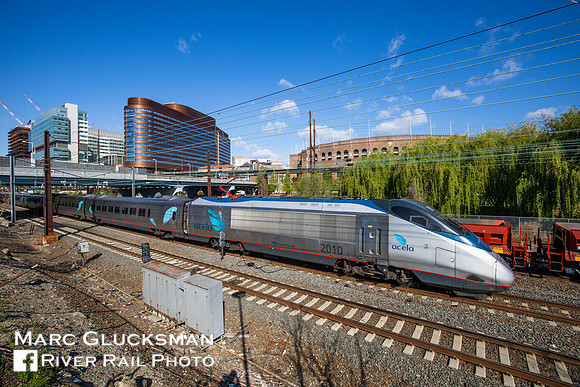 Amtrak Acela, Penn Park, Philadelphia, Pennsylvania