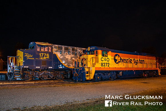 CSX 1776, Spirit Of Our Armed Forces and Chessie 8272