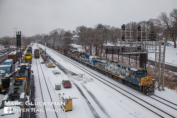 CSX 1776 and 3194 with NYSW at Ridgefield Park, NJ