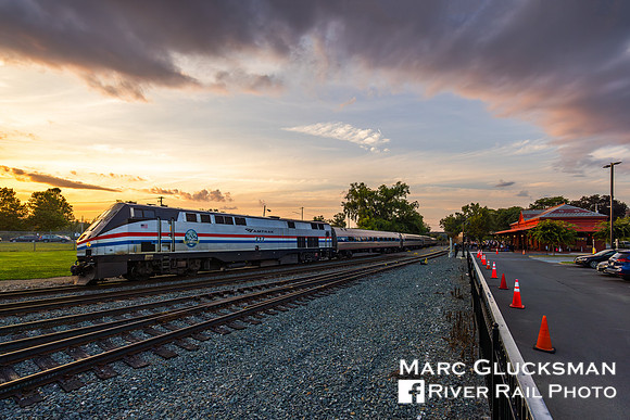 Amtrak 1246 "Berkshire Flyer", AMTK 711, Hudson, New York