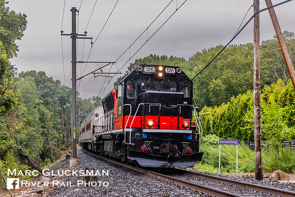 MTA Metro-North New Canaan Branch Line Test Train