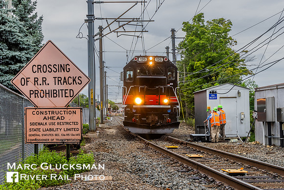 MTA Metro-North New Canaan Branch Line Test Train