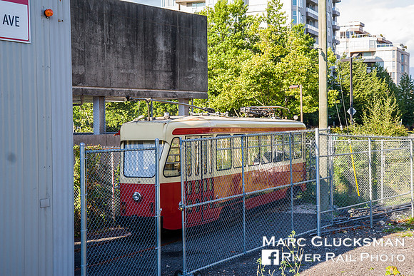 Brussels La Brugeoise et Nivelles PCC-style streetcar, Vancouver, British Columbia