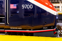 Amtrak 871, AMTK 9700 P42C, New York Penn Station