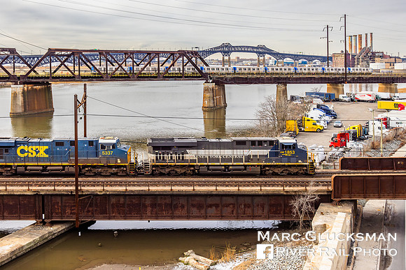 CSX I010, CSXT 1853 (New York Central Heritage), Kearny, New Jersey