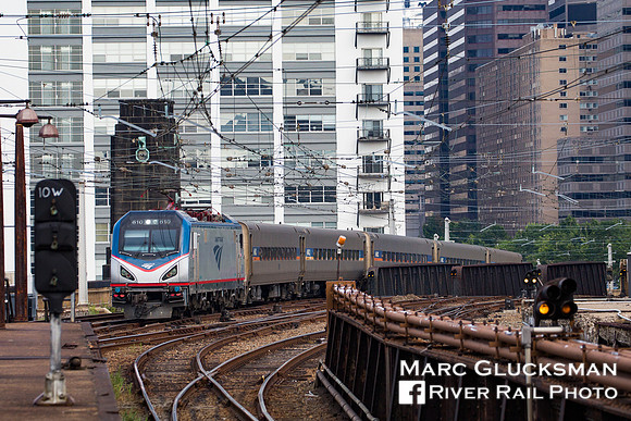 SEPTA 1297, AMTK 610, MARC 7754, 30th Street Station, Philadelphia, Pennsylvania