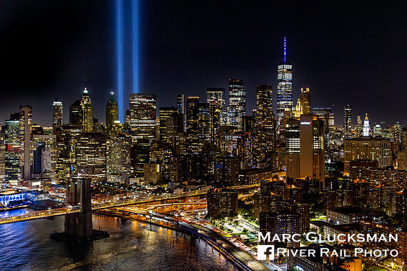 911 Tribute In Light, Freedom Tower, New York, New York