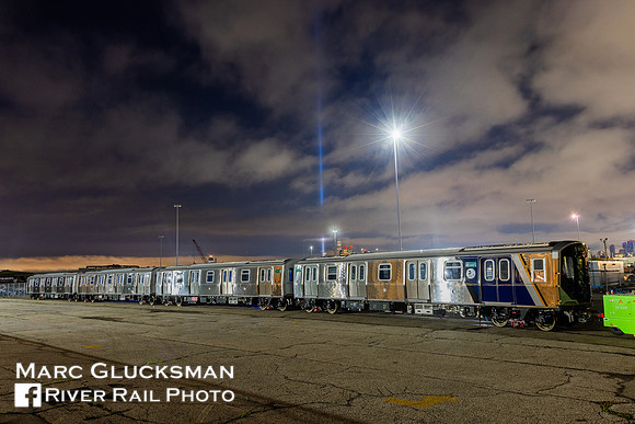 MTA NYCT Subway R211, Tribute In Light, Brooklyn, New York