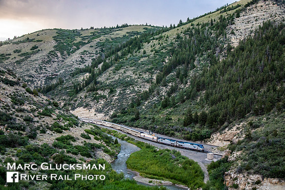 Amtrak California Zephyr, Royal near Helper, Utah