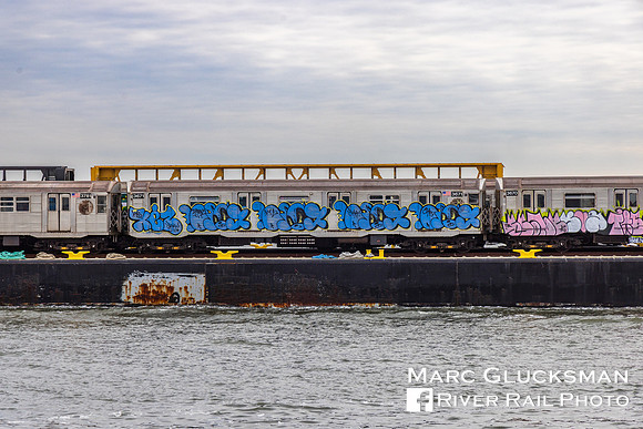 NYNJ Rail, McAllister Towing Bruce McAllister, MTA NYCT Subway R32, New York Harbor