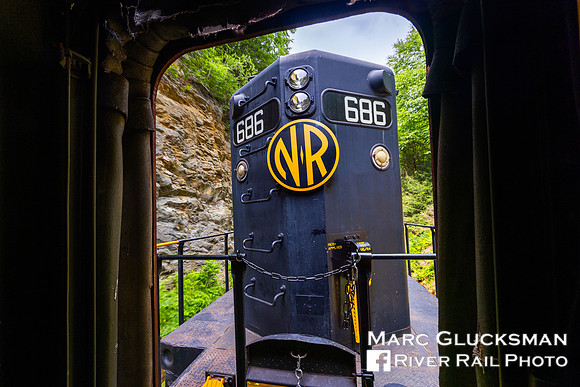 Naugatuck Railroad RMNE, NAUG 686, Litchfield, Connecticut